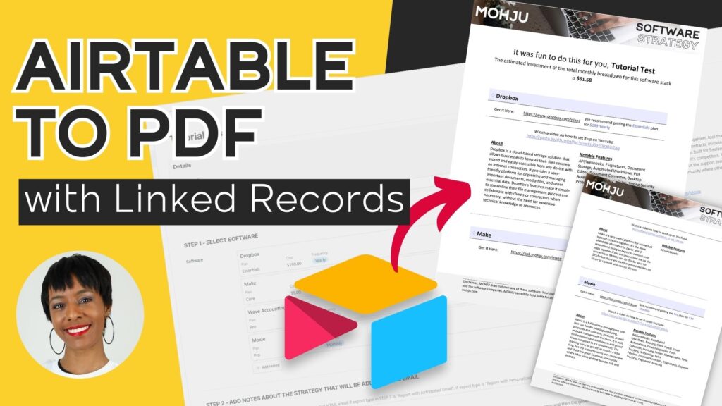 Airtable Linked Records to PDF